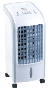Rafraîchisseur d'air 75 W avec fonction oscillation LW-420.w Sichler Haushaltsgeräte. Facile à déplacer et à transporter avec les roulettes