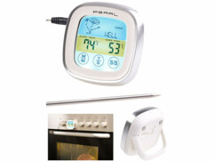 Thermomètre à viande numérique avec écran tactile, jusqu'à 250°C